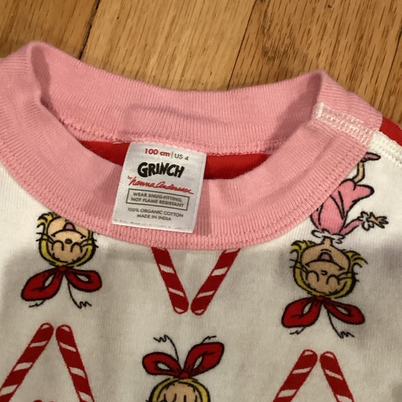Hanna Andersson Red and Pink Kids Pajama Set - Picture 3 of 6
